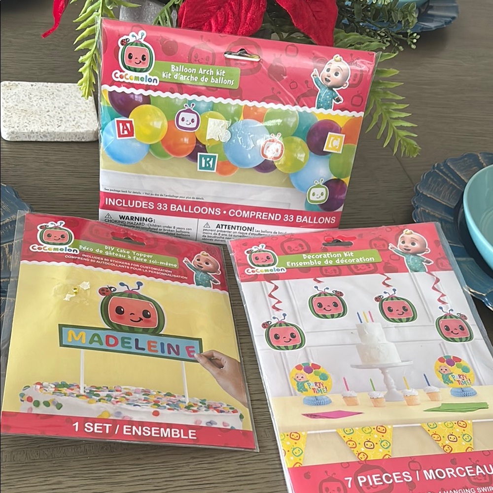 Cocomelon Party Decorations Set